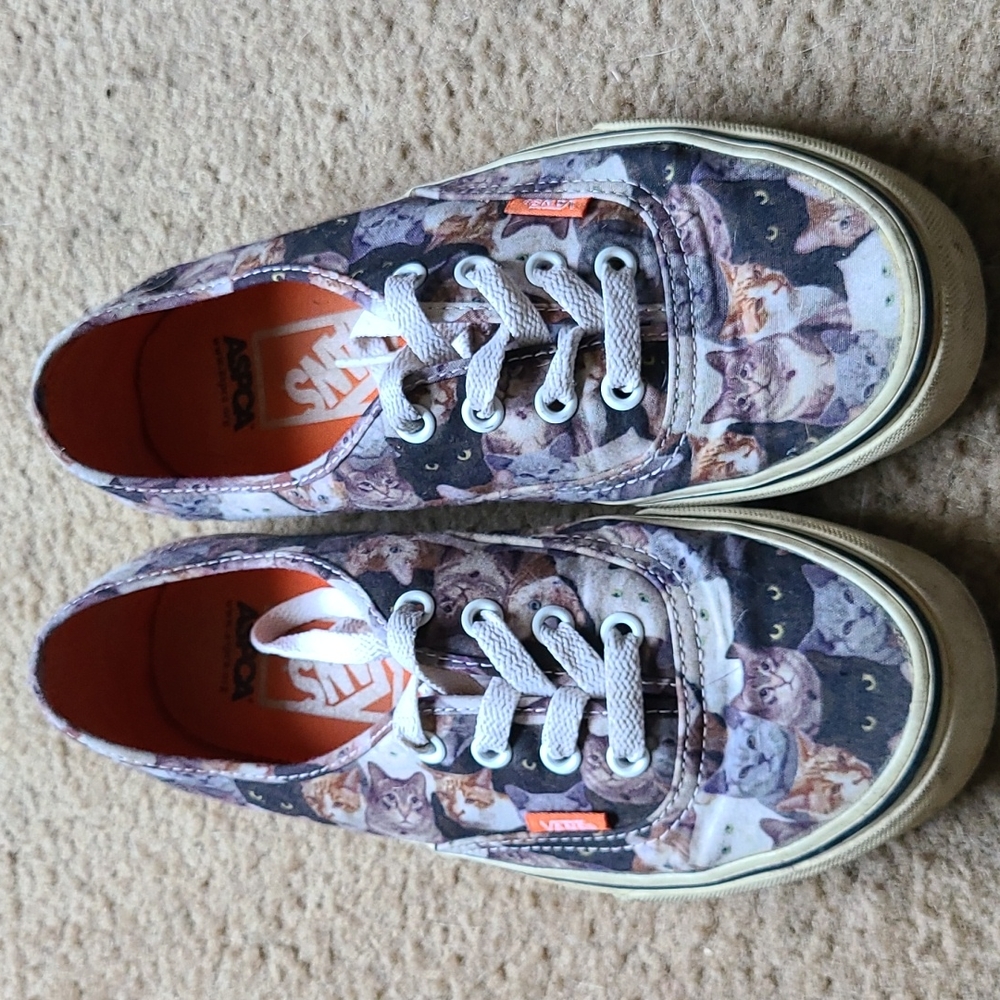 Vans aspca cats shoes women size 7